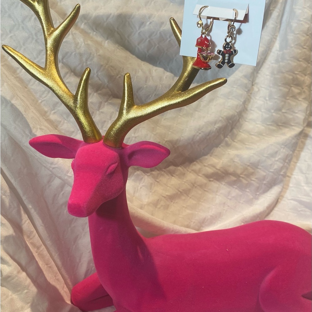 Betsey Johnson Christmas Gingerbread & Mixer earrings